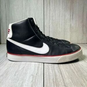 Nike Sweet Classic High Blazer Lace Up Black White Sneaker Shoes Mens Size 11